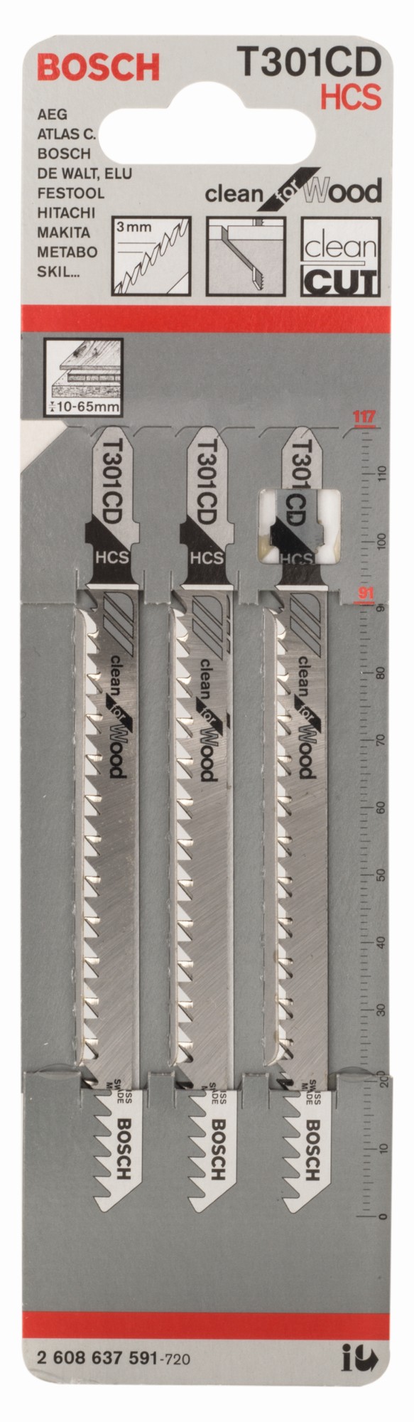 Hoja de sierra de calar T 301 CD