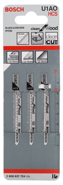 Hoja de sierra de calar U 1 AO