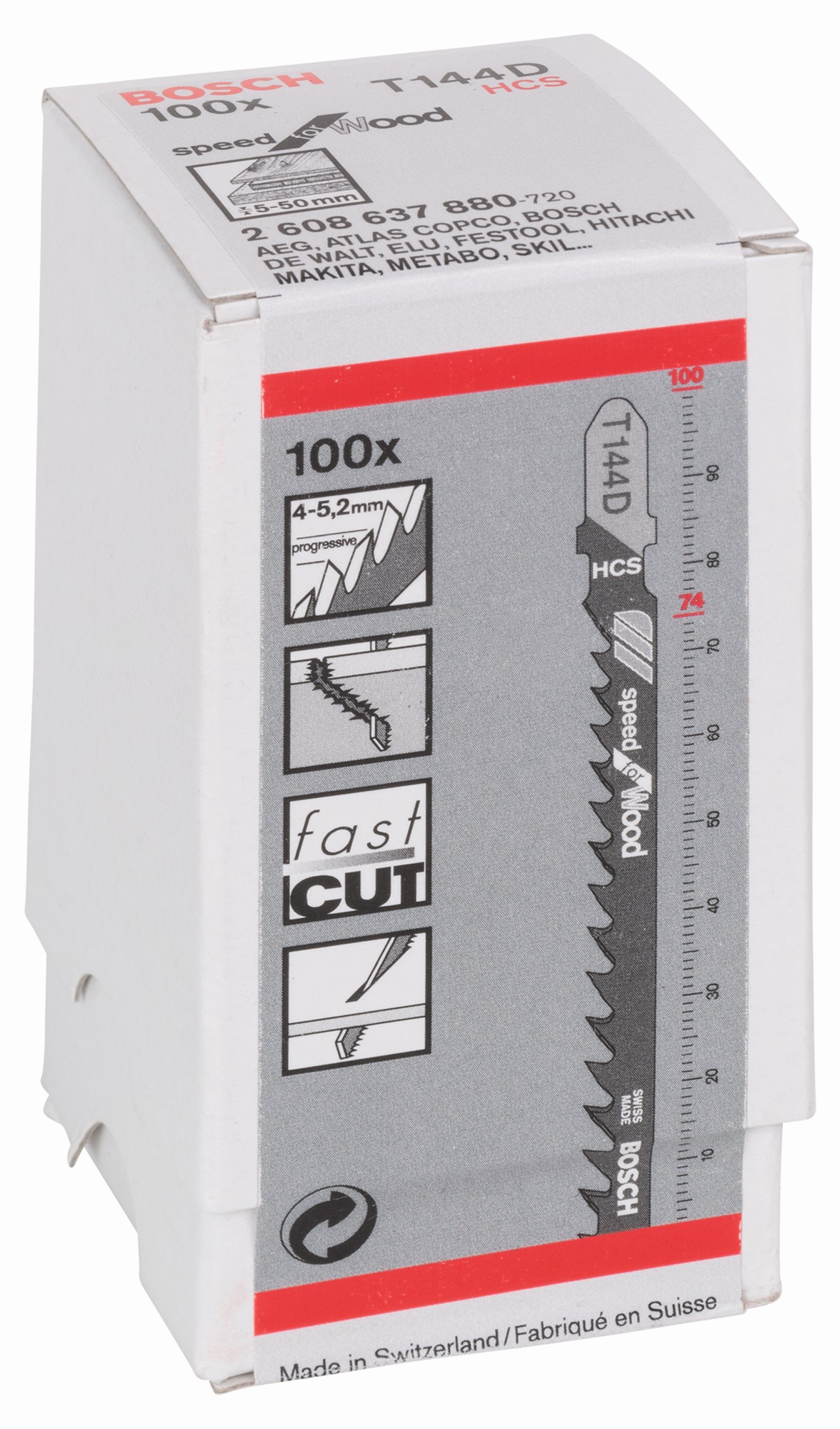 Hoja de sierra de calar T 144 D