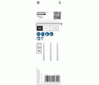 Hoja de sierra de calar PRO Metal thick and thin T123XF, 100 mm, 3 uds.