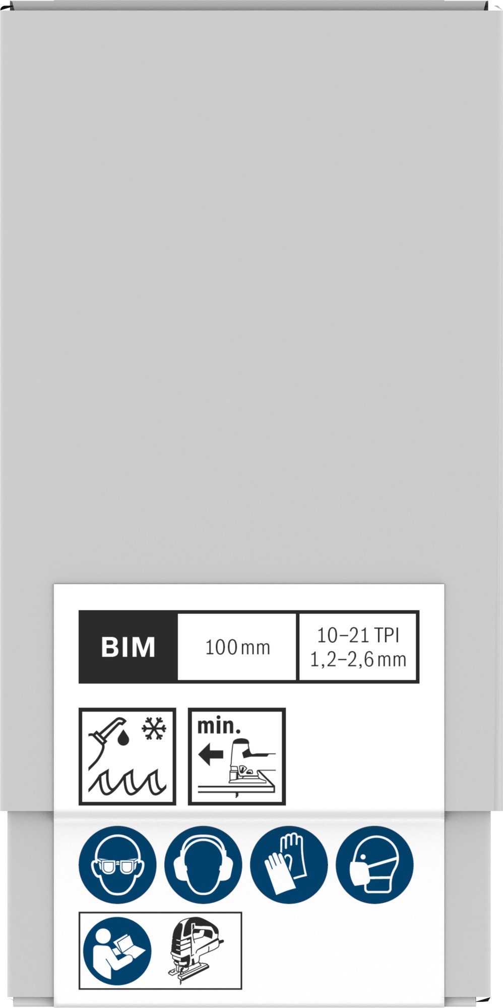 Hoja de sierra de calar PRO Metal thick and thin T123XF, 100 mm, 100 uds.