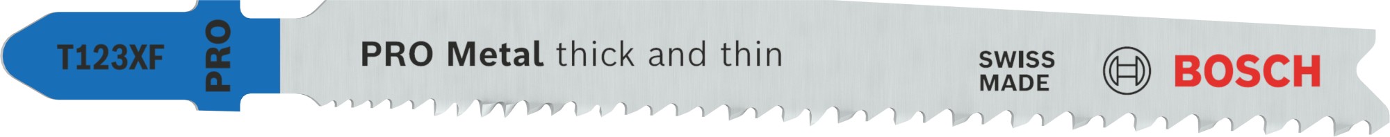 Hoja de sierra de calar PRO Metal thick and thin T123XF, 100 mm, 100 uds.