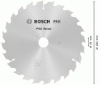 Hoja de sierra circular PRO Wood, 254 x 2 x 30 mm, T24