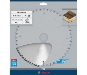 Hoja de sierra circular PRO Wood, 254 x 2,5 x 30 mm, T80