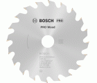 Hoja de sierra circular PRO Wood, 130 x 2,4 x 20 mm, T20