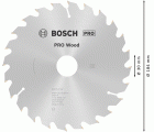 Hoja de sierra circular PRO Wood, 184 x 2,6 x 30 mm, T24