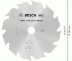 Hoja de sierra circular PRO Construct Wood, 160 x 2,6 x 20 mm