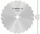 Hoja de sierra circular PRO Wood, 350 x 3,2 x 30 mm, T24