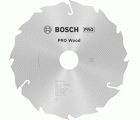 Hoja de sierra circular PRO Wood, 190 x 2,4 x 30 mm, T12