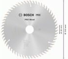 Hoja de sierra circular PRO Wood, 210 x 2,8 x 30 mm, T60