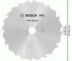 Hoja de sierra circular PRO Wood, 165 x 1,7 x 20 mm, T12