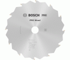 Hoja de sierra circular PRO Wood, 165 x 1,7 x 20 mm, T12