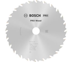 Hoja de sierra circular PRO Wood, 165 x 1,7 x 20 mm, T24