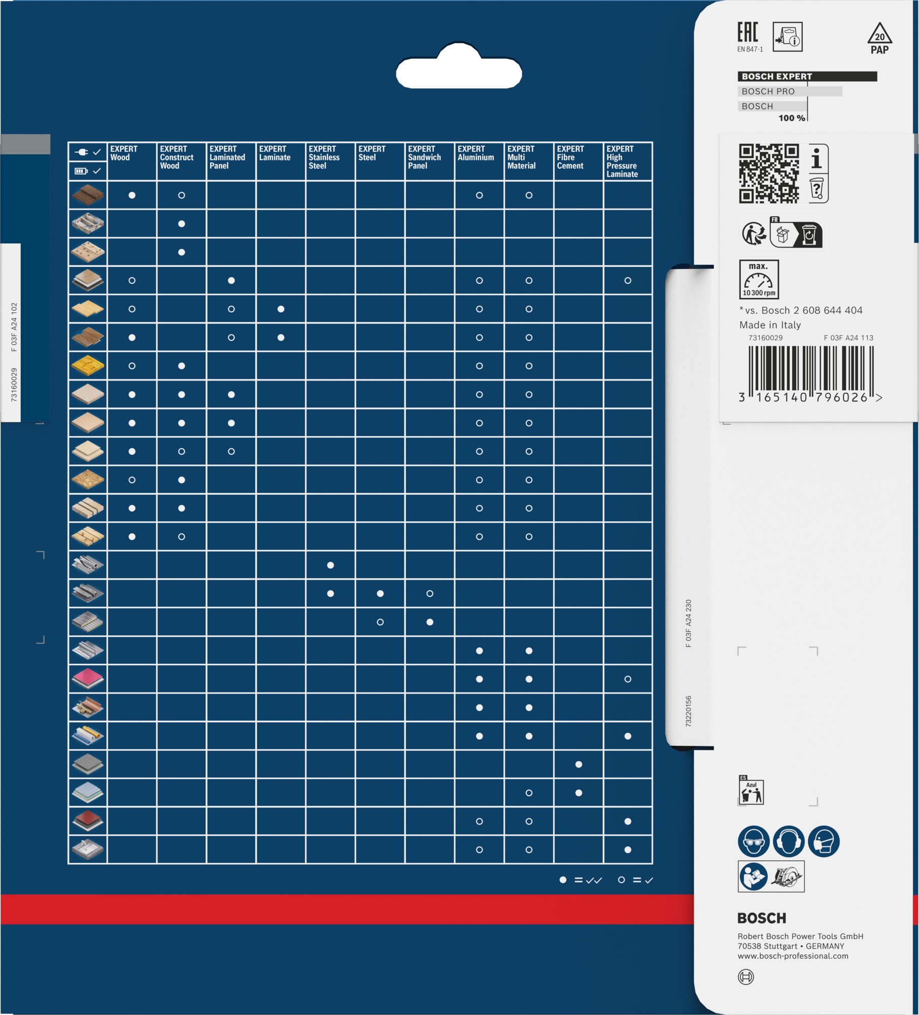 Hoja de sierra circular EXPERT Wood, 184 x 2,6/1,6 x 16 mm, T40