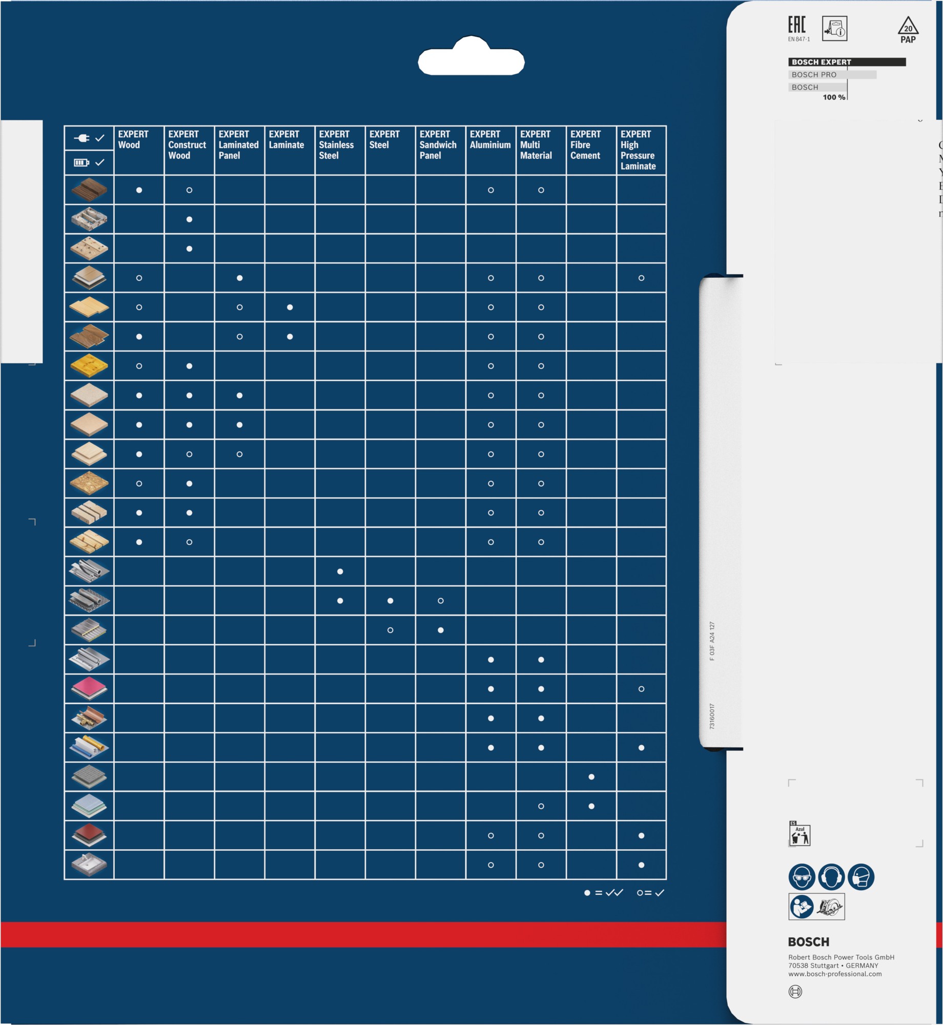 Hoja de sierra circular EXPERT Wood, 235 x 2,8/1,8 x 30 mm, T56
