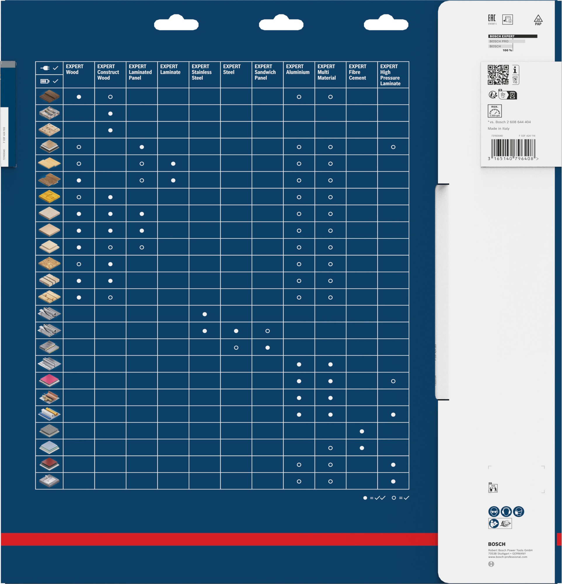 Hoja de sierra circular EXPERT Wood, 355 x 3/2,2 x 30 mm, T60
