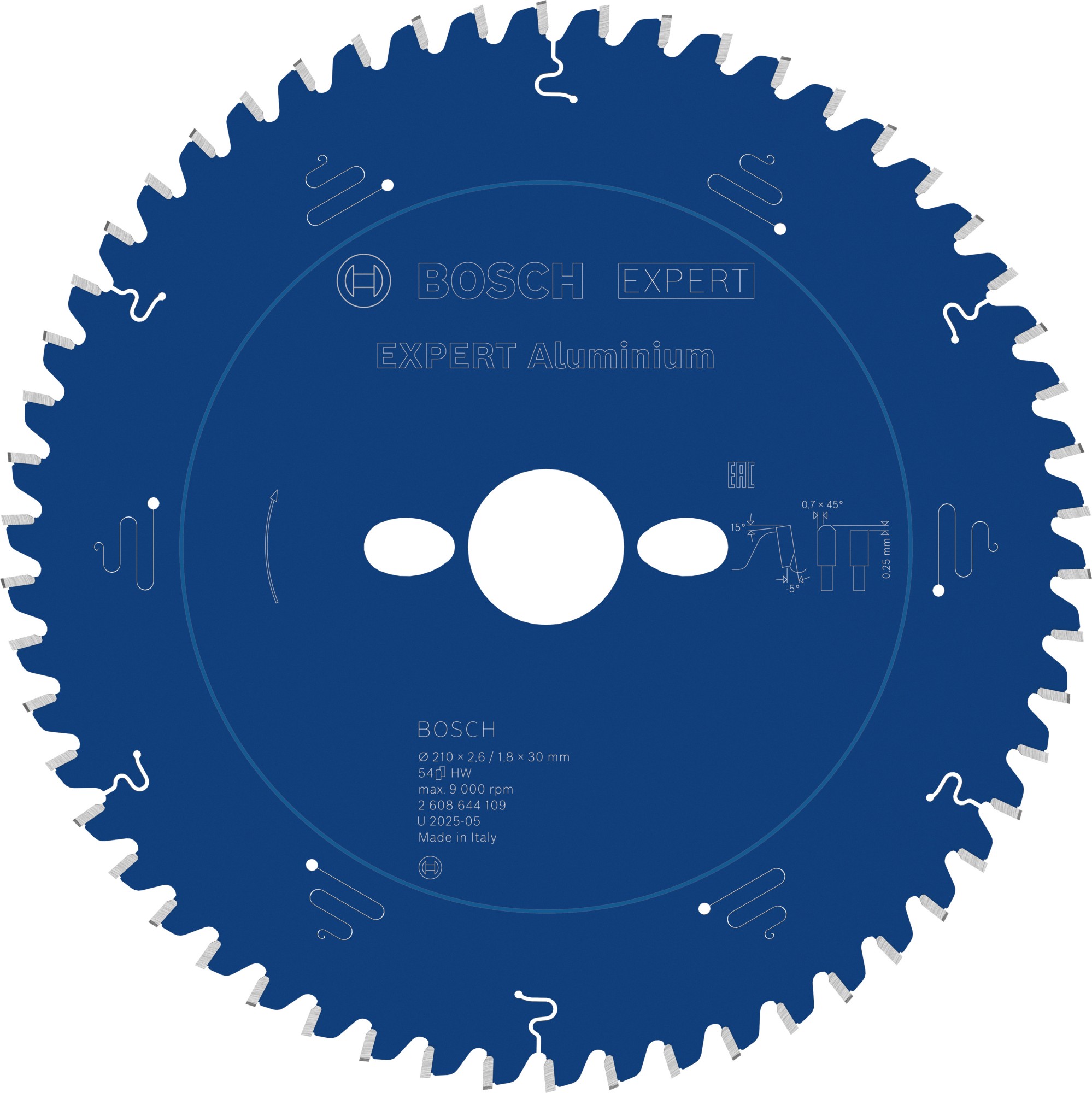 Hoja de sierra circular con cable EXPERT Aluminium para sierra ingletadora