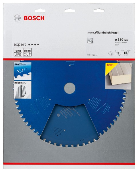 Hoja de sierra circular EXPERT Sandwich Panel, 350 x 2,9/2,5 x 30 mm, T60