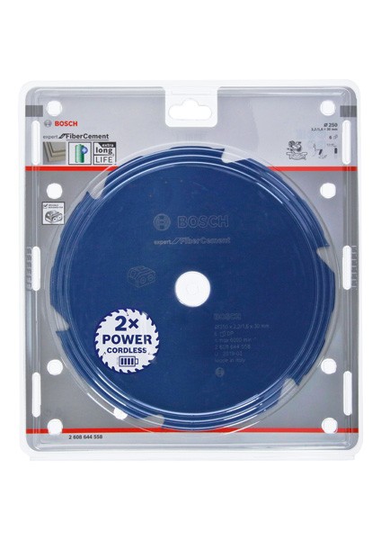 Disco de sierra circular Expert for Fibre Cement para sierras sin cables 250 x 2,2/1,6 x 30 T6