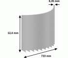 Hoja de sierra de cinta PRO CB281418, 733 mm, 2 uds.