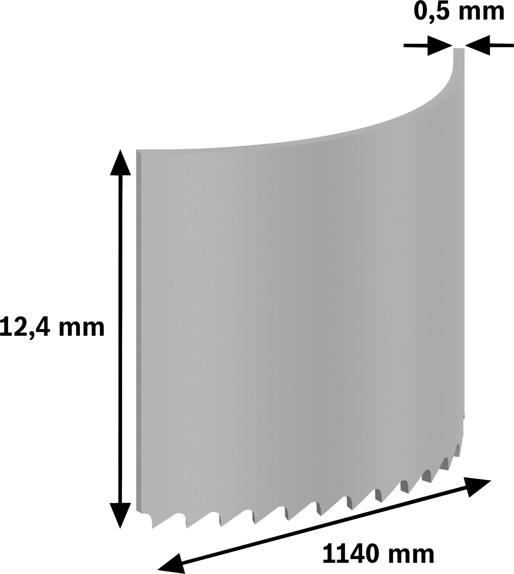 Hoja de sierra de cinta PRO CB4424, 1140 mm, 2 uds.