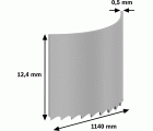 Hoja de sierra de cinta PRO CB4418, 1140 mm, 2 uds.