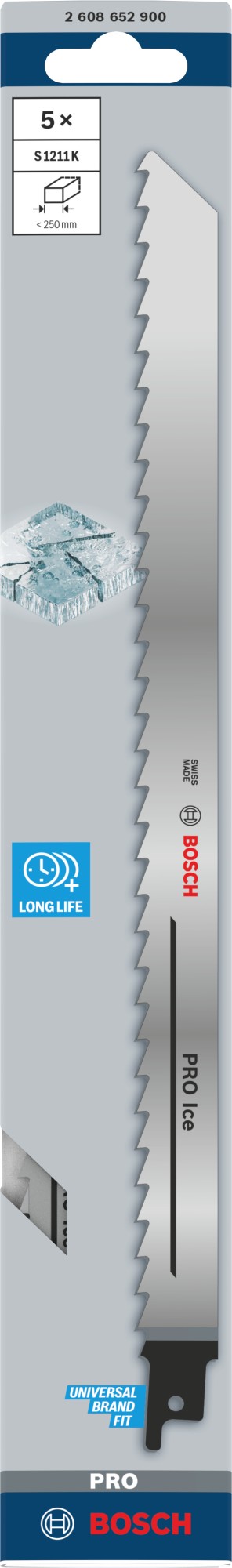 Hoja PRO Ice S1211K, 1,25 x 19 x 300 mm, 5 unidades