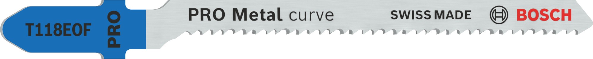 Hoja de sierra de calar PRO Metal curve T118EOF, 83 mm, 2 uds.