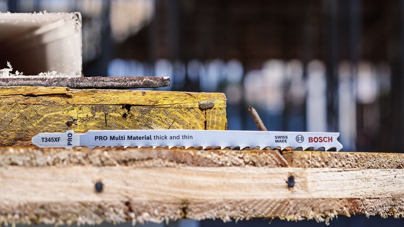 Hoja de sierra de calar PRO Multi Material thick and thin T345XF, 132 mm, 2 uds.