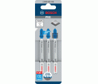 Hoja de sierra de calar PRO Metal medium T121AFC 92 mm, 3 uds.
