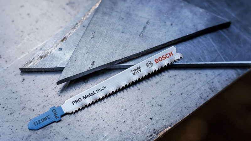 Hoja de sierra de calar PRO Metal thick T121BFC 92 mm, 3 uds.