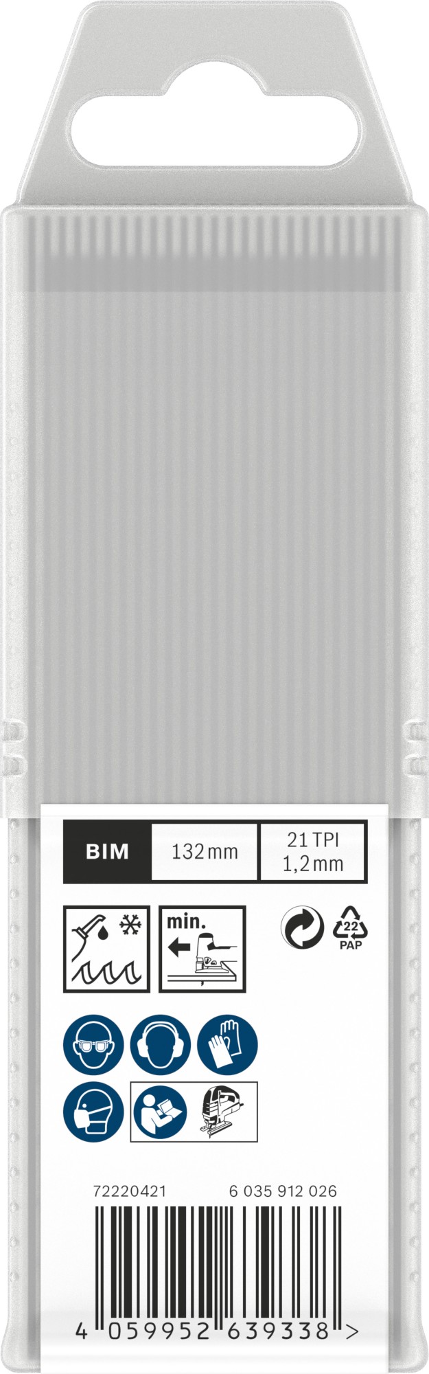 Hoja de sierra de calar PRO Metal Pipes and Profiles T321AF 132 mm, 25 uds.