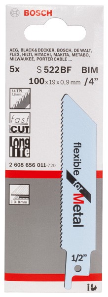 Hoja de sierra sable S 522 BF