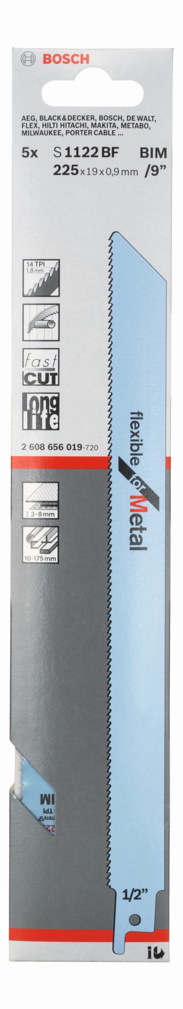 Hoja de sierra sable S 1122 BF