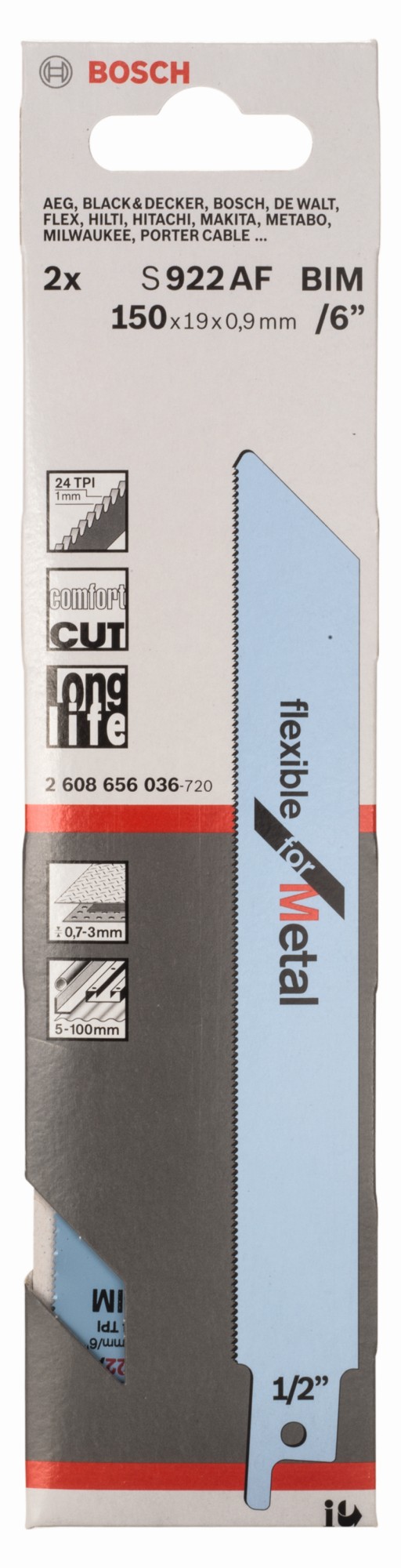 Hoja de sierra sable S 922 AF