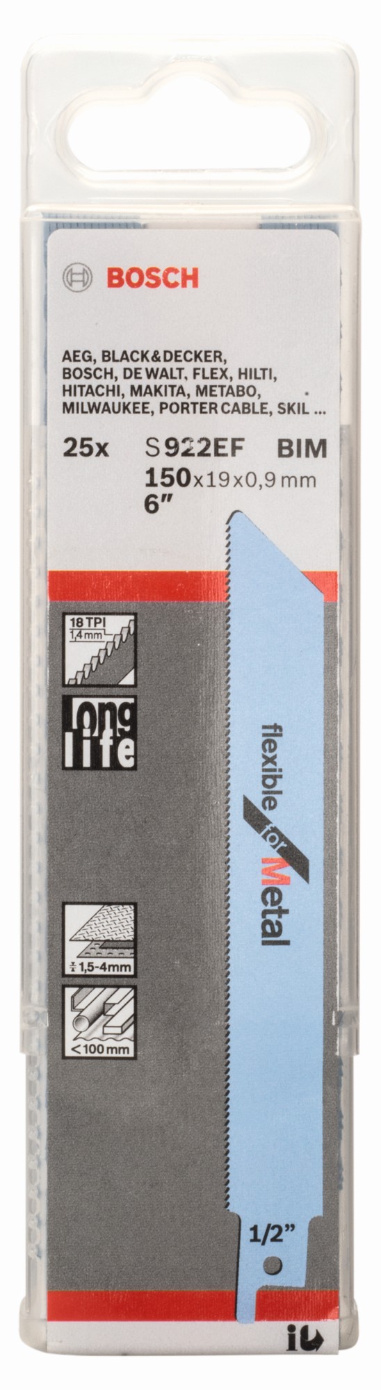 Hoja de sierra sable S 922 EF