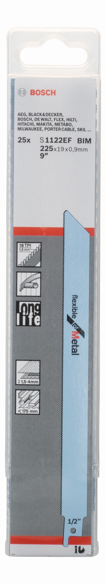 Hoja de sierra sable S 1122 EF