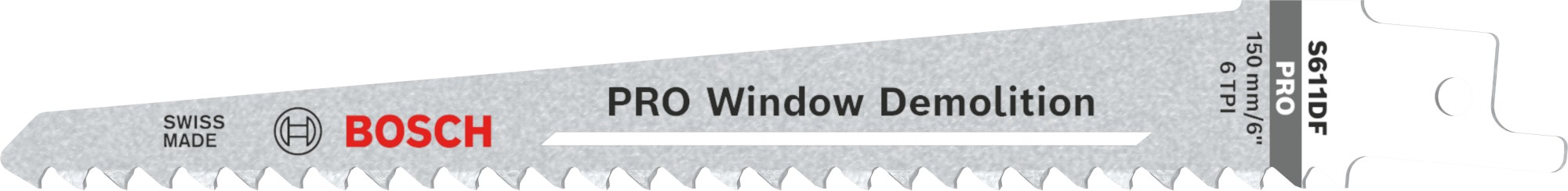 Hoja PRO Window Demolition S611DF 1,25 x 19 x 150 mm, 25 unidades