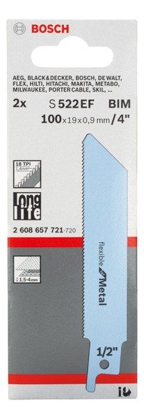 Hoja de sierra sable S 522 EF