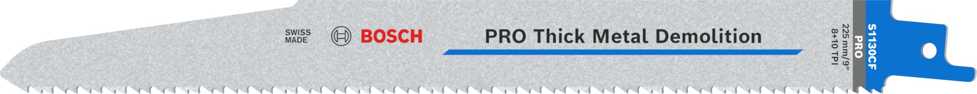 Hoja PRO Thick Metal Demolition S1130CF 1,6 x 22 x 225 mm, 25 unidades