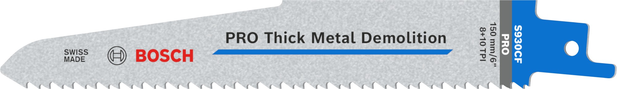 Hoja PRO Thick Metal Demolition S930CF 1,6 x 22 x 150 mm, 25 unidades