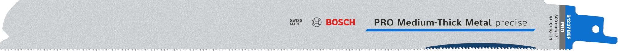 Hoja de sierra sable PRO Medium-Thick Metal S1237BEF Precise