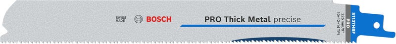 Hoja PRO Thick Metal precise S1137HBF 1,1 x 25 x 225 mm, 25 uds.
