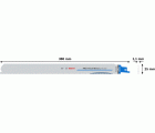 Hoja PRO Thick Metal precise S1237HBF 1,1 x 25 x 300 mm, 5 unidades