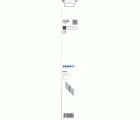 Hoja PRO Thick Metal precise S1237HBF 1,1 x 25 x 300 mm, 5 unidades
