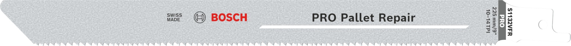 Hoja PRO Pallet Repair S1132VFR, 0,9 x 19 x 225 mm, 100 unidades