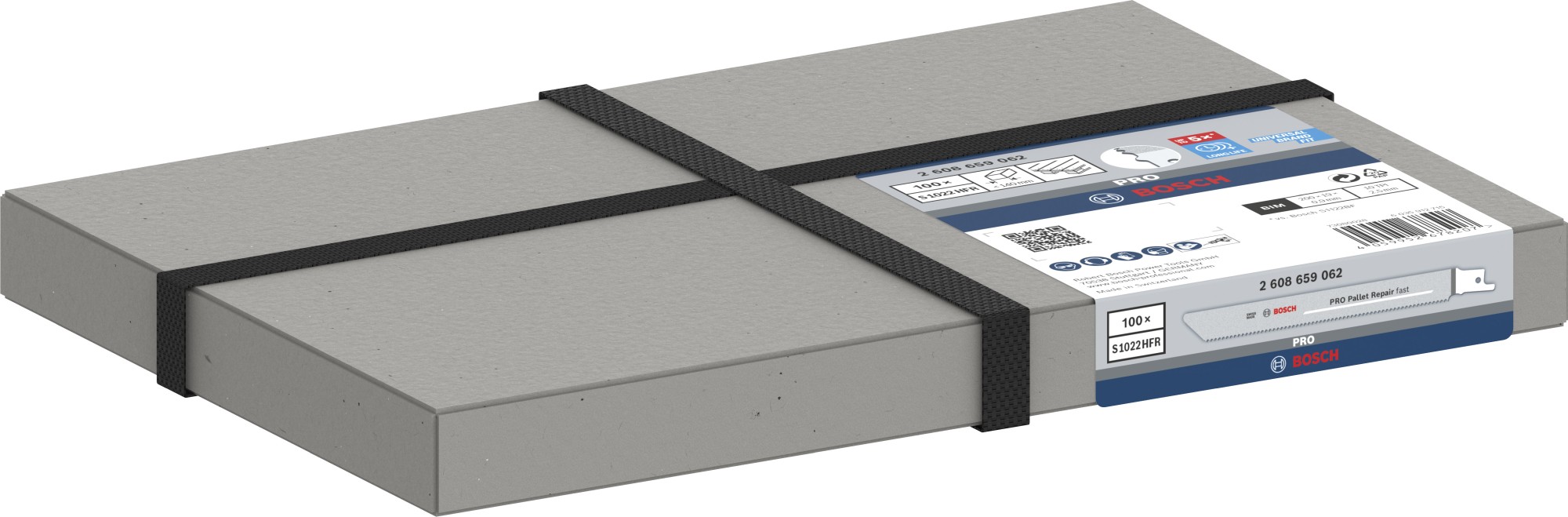 Hoja PRO Pallet Repair fast S1022HFR 0,9 x 19 x 200 mm, 100 unidades