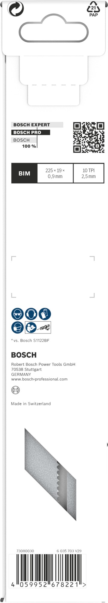 Hoja PRO Pallet Repair fast S1122HFR 0,9 x 19 x 225 mm, 5 unidades