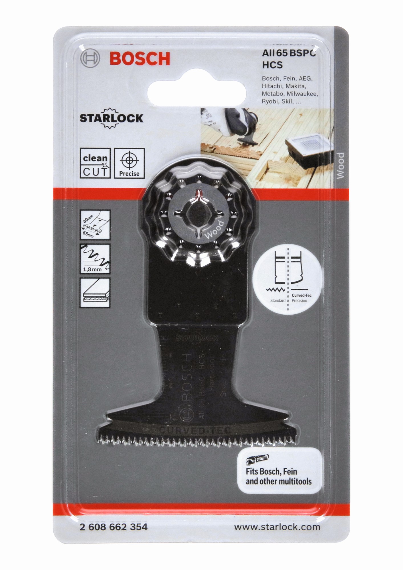 Hoja de sierra de inmersión HCS AII 65 BSPC Hard Wood