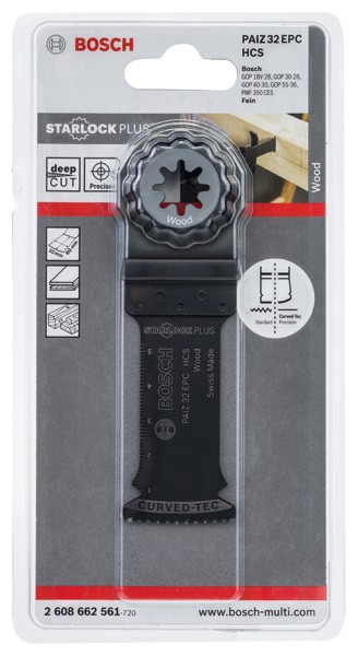 Hoja de sierra de inmersión HCS PAIZ 32 EPC Wood